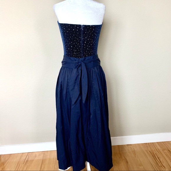 NEW Cashmere glitter TOP, RUCHED SKIRT DREES Gown - Picture 5 of 8